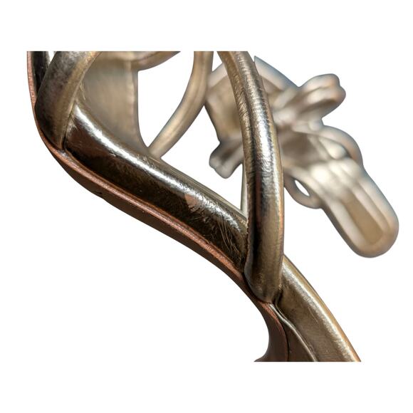 Loeffler Randall Margi Gold Bow Sandal Heels 6 - Picture 7 of 10